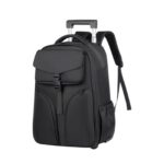 Nomira bags New Arrival 2026 Oxford Waterproof Anti-Theft Zipper Geometric Detachable Vacuum Backpack Trolley Bag Luggage Polyester 36-59L