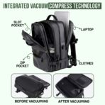 Nomira Nouveau sac à dos 2026 léger, multifonctionnel, extensible, à compression sous vide, grande capacité, idéal pour le fitness, le travail ou comme sac à dos pour ordinateur portable – Image 3