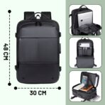 Nomira Nouveau sac à dos 2026 léger, multifonctionnel, extensible, à compression sous vide, grande capacité, idéal pour le fitness, le travail ou comme sac à dos pour ordinateur portable – Image 4