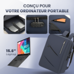 NomiraBags – Sac à Dos Grande Capacité Étanche, Voyage & Ordinateur (Homme & Femme – Image 6