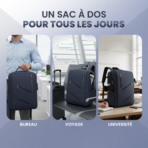 NomiraBags – Sac à Dos Grande Capacité Étanche, Voyage & Ordinateur (Homme & Femme – Image 4
